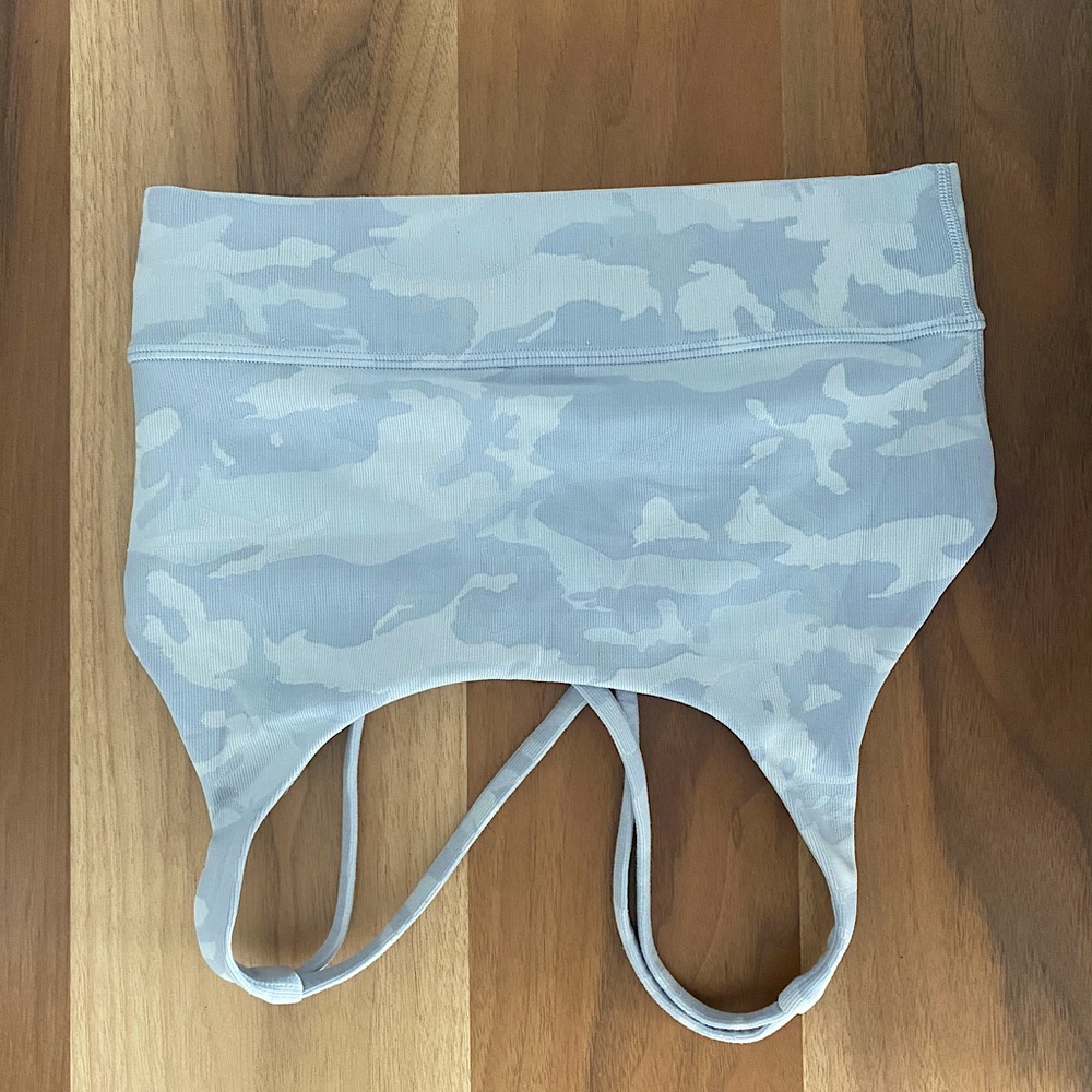 Lululemon Energy Bra Long Line Incognito Camo